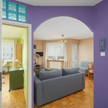 Apartment Stryjenskich Cozy With Balcony In Ursynow District By Renters *
